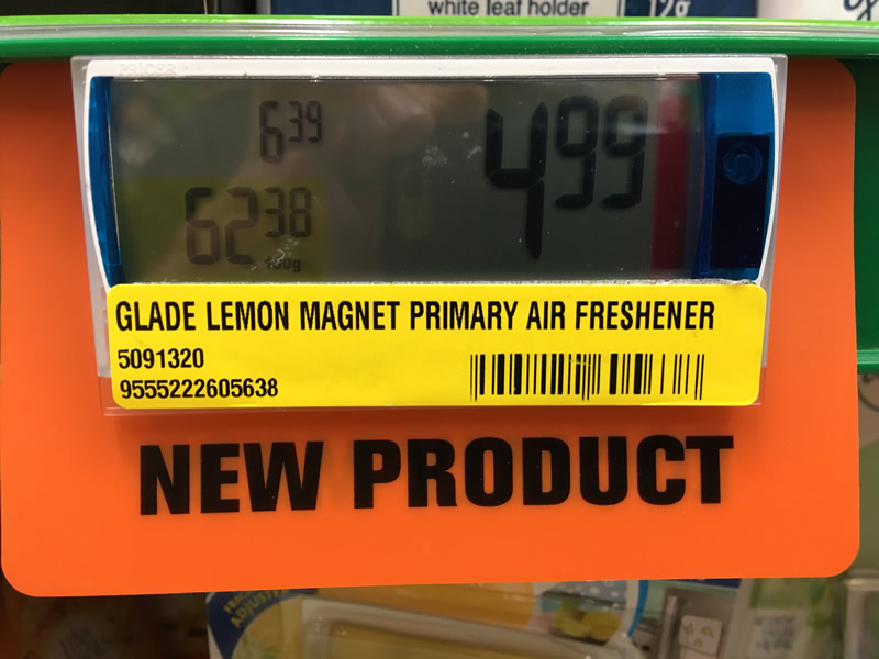 shelf talker product display label wellington